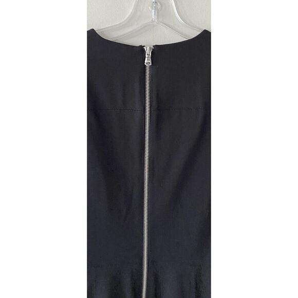 J. Crew Women’s Size 2 Structured Knit Ponte Sheath Black Dress Work Career - Picture 4 of 7